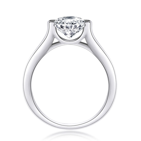 Anillo de Moissanita de 2 Quilates - Diseño Minimalista y Elegante - Image 4