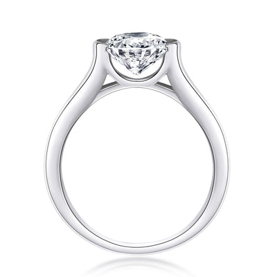 Anillo de Moissanita de 2 Quilates - Diseño Minimalista y Elegante - Image 4