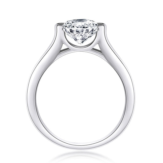 Anillo de Moissanita de 2 Quilates - Diseño Minimalista y Elegante - Image 4
