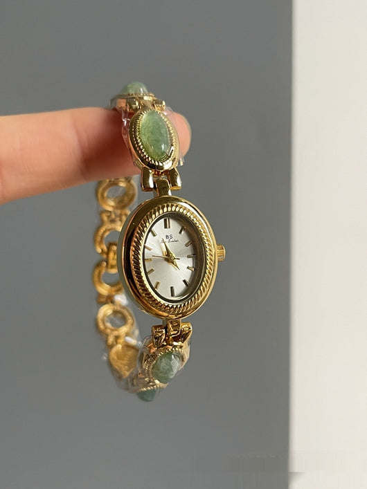 Reloj de Pulsera Jade Ovalado con Esfera Pequeña para Mujer - Image 10