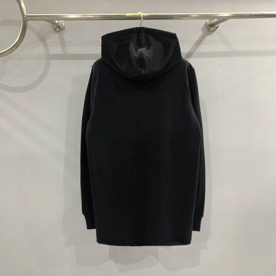 Sudadera Negra Oversize con Cordones y Largo Extendido - Image 8