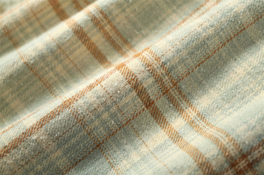 Camisa de Manga Larga Tie-Dye Cuadros Degradado para Hombre - Image 10