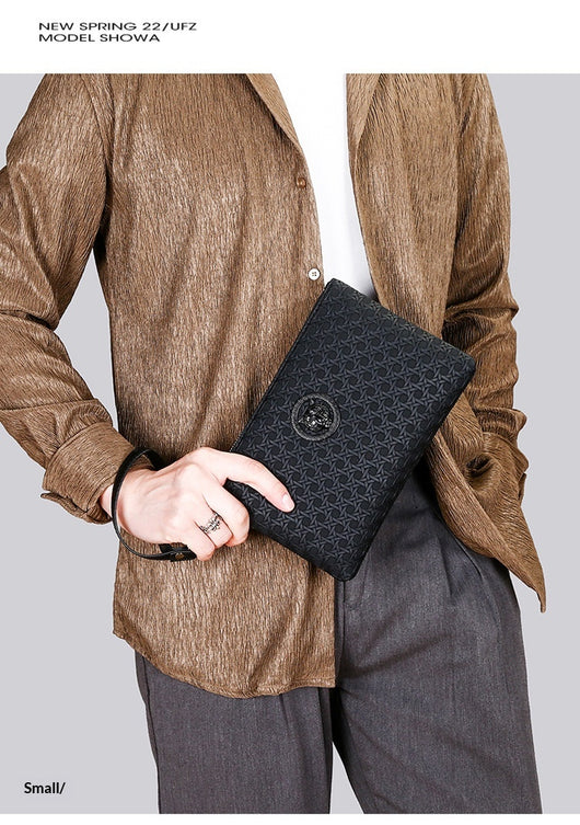 Clutch Personalizado de Textura Tejida con Diseño Minimalista y Gran Capacidad - Image 19