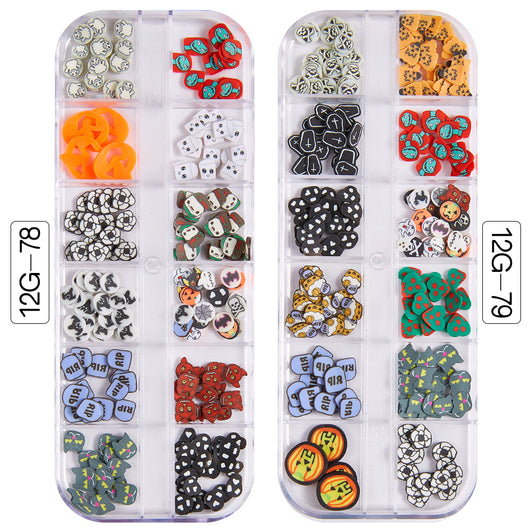 Set de Manicura Halloween Arcilla Suave - Calabazas, Demonios, Arañas y Fantasmas - Image 22