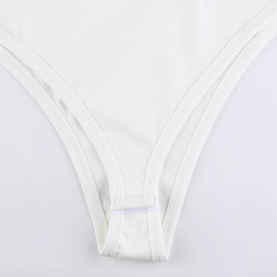 Enterizo Ajustado de Manga Larga con Cuello Cuadrado para Mujer - Image 12