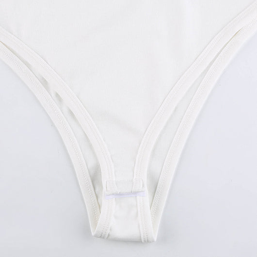 Enterizo Ajustado de Manga Larga con Cuello Cuadrado para Mujer - Image 12