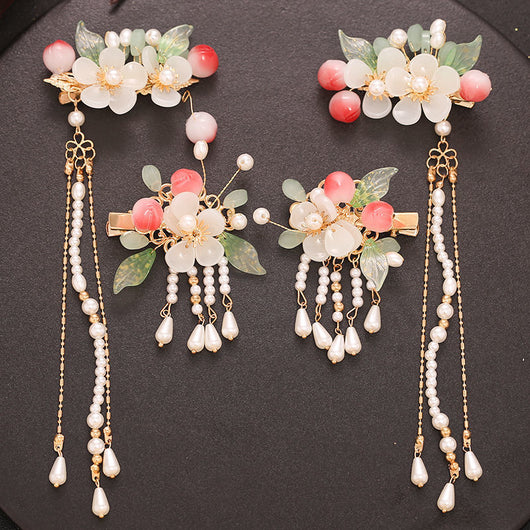 Diadema Corona con Borlas Estilo Antiguo para el Cabello - Image 10