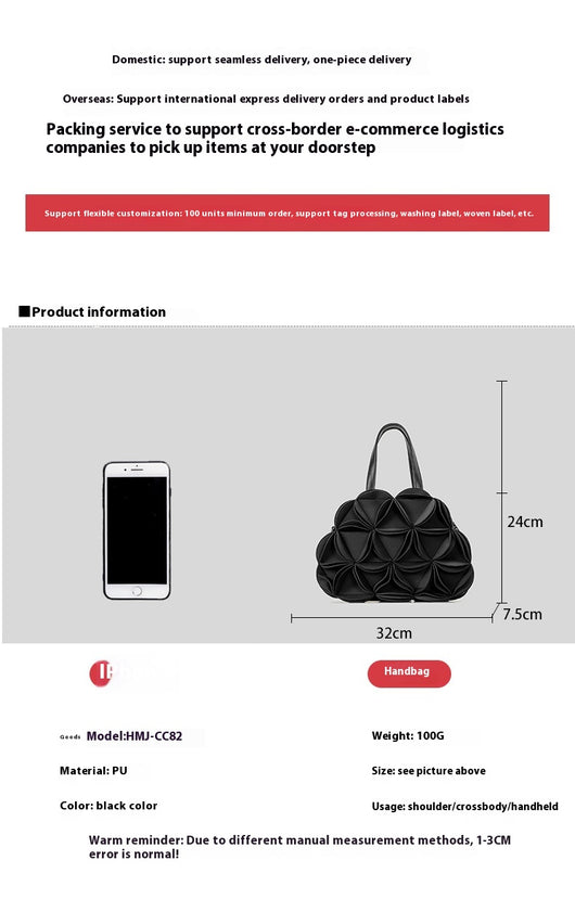 Bolso Bandolera Floral para Mujer con Detalles en Cuero PU - Image 14
