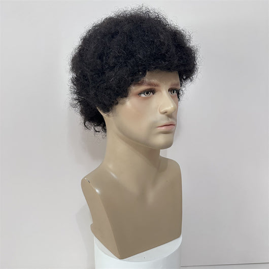 Peluca Afro Rizada Corta para Hombre y Mujer - Image 4