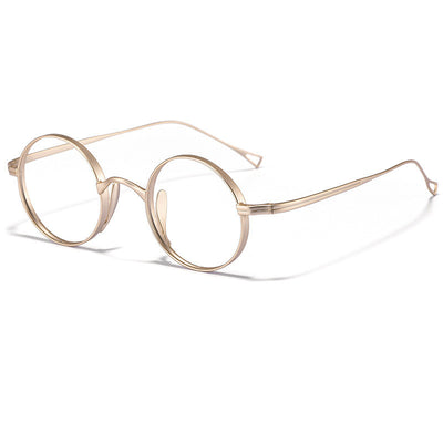Gafas Redondas de Titanio Puro Estilo Vintage - Image 7