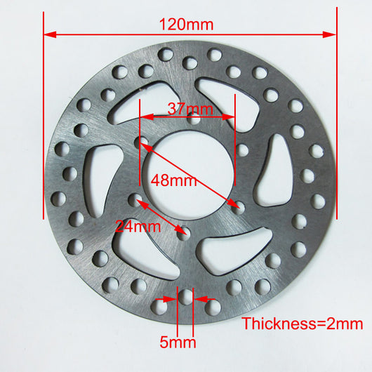 Rotor de Freno de Disco 160mm/140mm/120mm con 6 Tornillos - Image 6