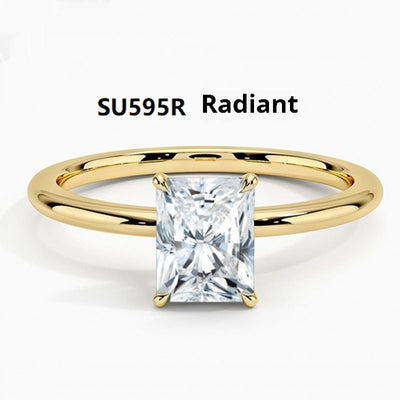 Anillo Chapado en Oro 18K con Diamante de Cultivo para Mujer - Image 10