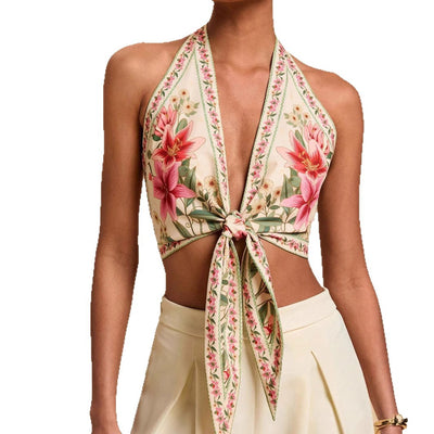 Blusa Estampada sin Espalda para Mujer - Diseño Casual y Moderno - Image 5