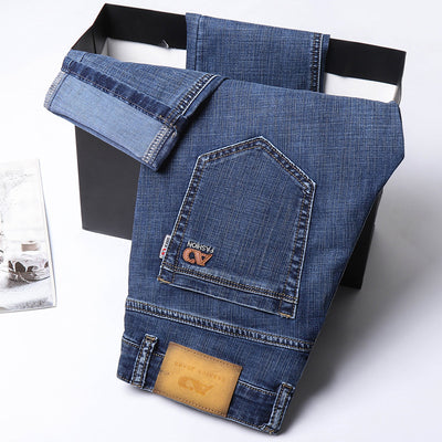 Jeans Rectos Sueltos de Seda de Hielo para Verano - Image 3