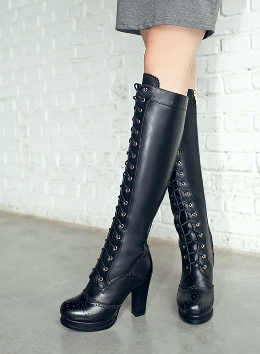 Tacones Altos con Tira y Plataforma Gruesa para Mujer - Image 6