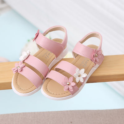 Sandalias Planas Infantiles con Flores para Playa - Image 10
