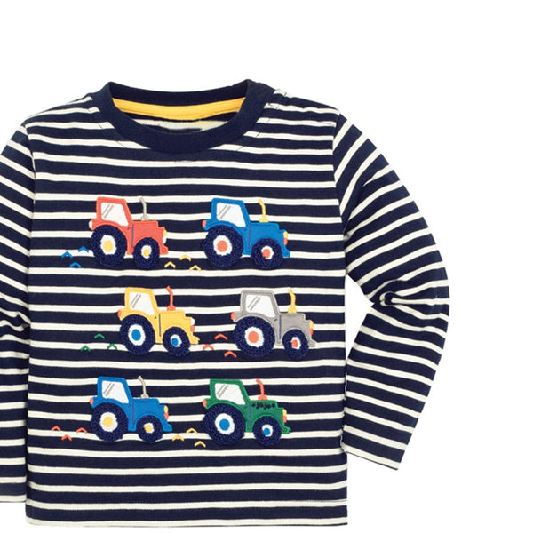 Camiseta Infantil de Manga Larga para Otoño