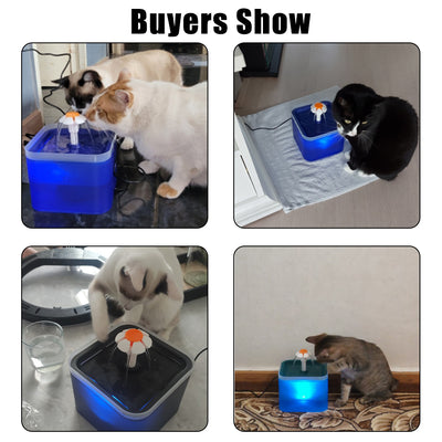 Fuente Automática para Gatos con Filtración y Luz LED - Image 12