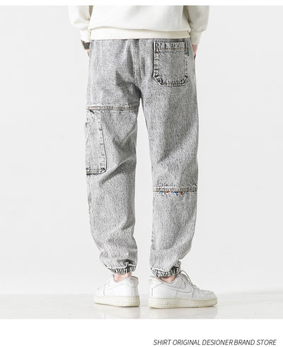 Pantalones Hombre Corte Relajado Ajuste Cónico - Image 14