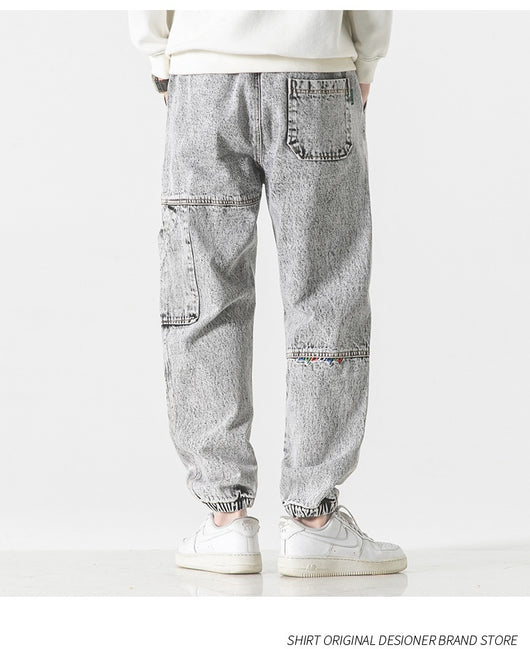 Pantalones Hombre Corte Relajado Ajuste Cónico - Image 14