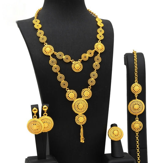 Conjunto de Joyas para Boda: Collar, Pulsera, Anillo y Aretes - Image 8