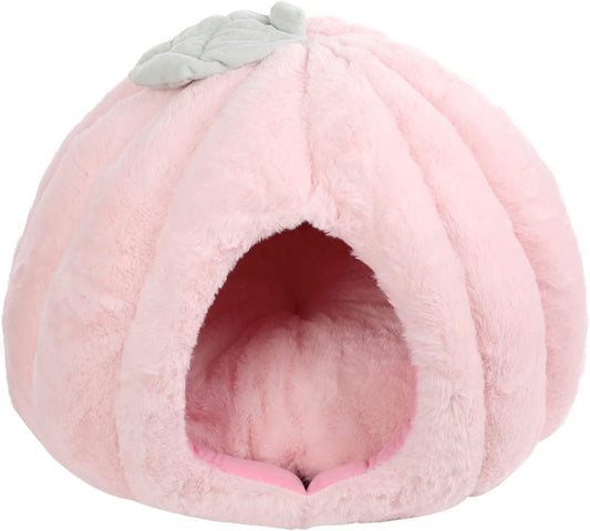 Casa Cueva para Gatos Rosa con Cojín Removible - Cama Refugio Suave - Image 2