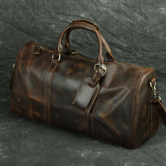 Bolso Bandolera Vintage para Hombre - Bolsa de Viaje Cruzada