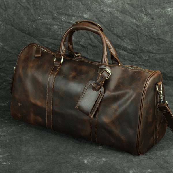 Bolso Bandolera Vintage para Hombre - Bolsa de Viaje Cruzada