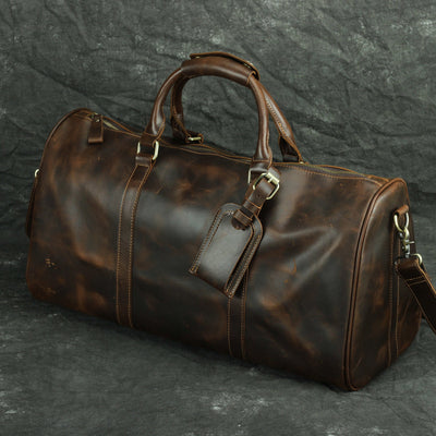 Bolso Bandolera Vintage para Hombre - Bolsa de Viaje Cruzada