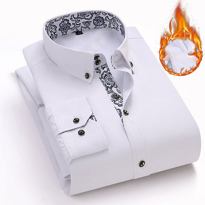 Camisa Térmica Manga Larga Azul y Blanco con Diseño Porcelana - Image 8