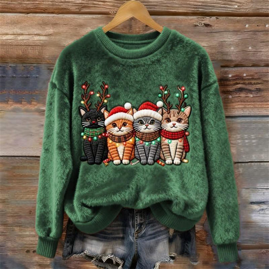 Sudadera Cuello Redondo con Pelaje Sintético para Otoño e Invierno - Image 9