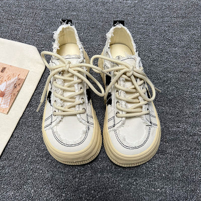 Zapatillas Plataforma Mango Head Blancas - Image 19