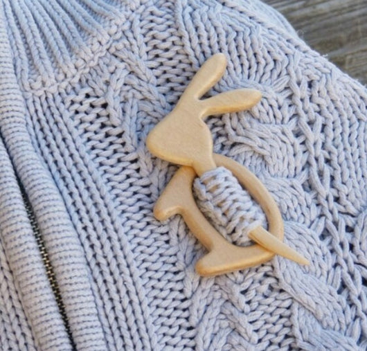 Broche de Chal de Madera Natural - Alfiler Elegante para Mujer - Image 9