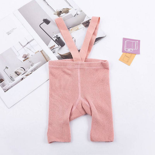 Pantalón Corto Bebé Cintura Alta con Tirantes Ajustables - Image 24