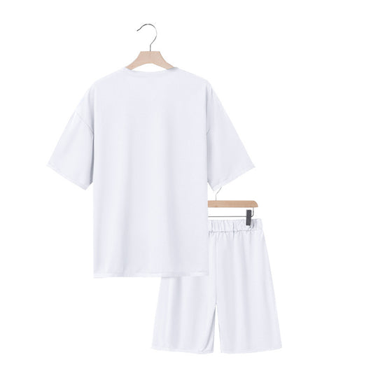 Traje Deportivo Hombre Manga Corta Ajuste Relajado para Verano - Image 28
