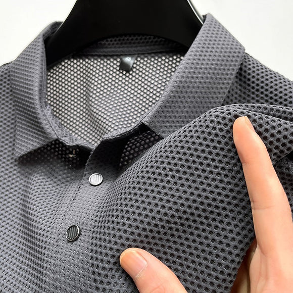 Camiseta Deportiva Ice Silk con Malla Transpirable para Hombre