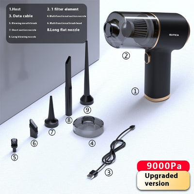 Limpiador de Auto Inalámbrico 4 en 1 con Soplador y Aspiradora Recargable - Image 8