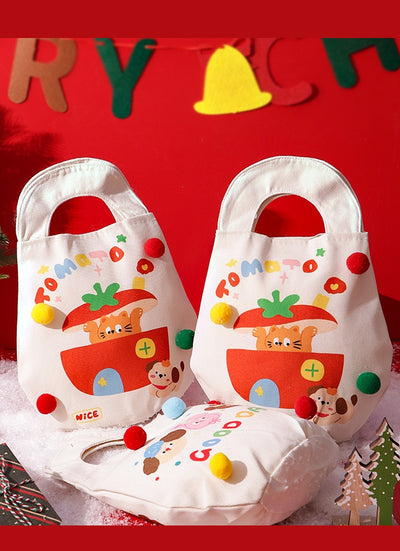 Bolsa de Fieltro Navideña con Diseño Infantil para Regalos - Image 12