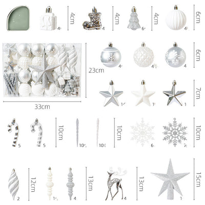 Set de 88 Esferas Navideñas Decorativas - Image 6