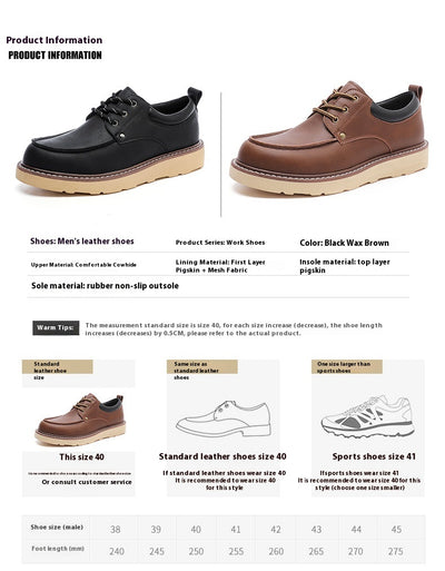 Botas Martin de Cuero Genuino para Hombre - Zapatos Trabajo Resistentes Punta Reforzada - Image 13