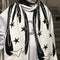 Bufanda de Estilo Oscuro Elemento Fuego - Colección Otoño Invierno Europa y América