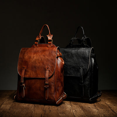 Mochila de Cuero para Hombre - Estilo Ejecutivo y Casual - Image 12