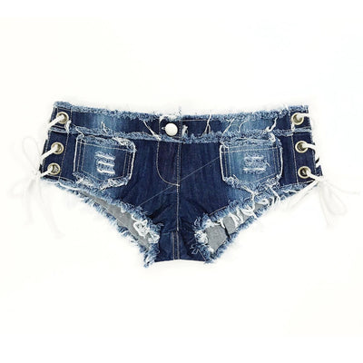 Shorts Denim Rotos Cintura Baja para Mujer - Image 6
