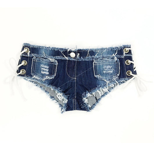 Shorts Denim Rotos Cintura Baja para Mujer - Image 6