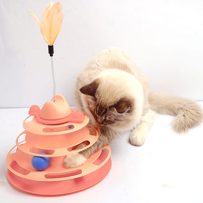 Torre de Juego Espacial para Gatos - Centro de Entretenimiento Felino
