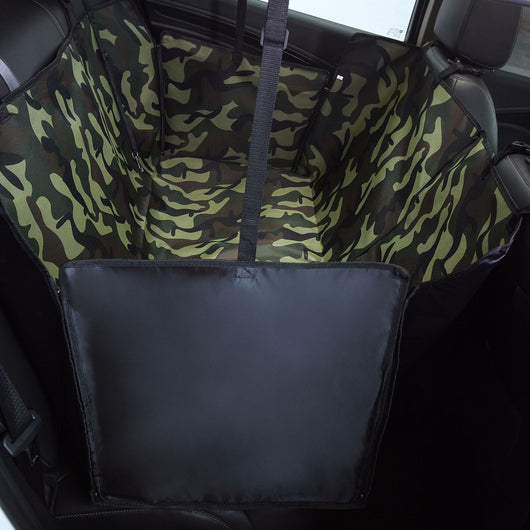 Tapete Protector para Mascotas en Auto - Diseño Impreso Doble Asiento Trasero - Image 17
