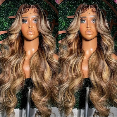 Peluca Frontal de Encaje Ondas Medianas Cabello Largo Rizado Cobertura Total - Image 19