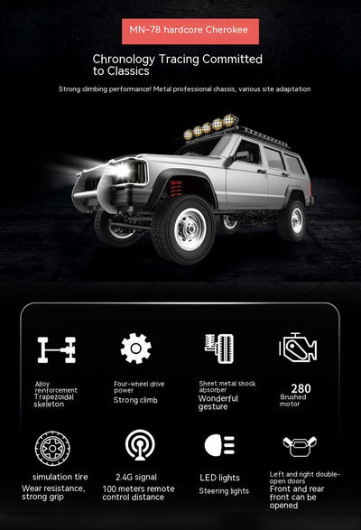 Rastreador RC 4x4 Escala 1:12 con Control Remoto - Simulación Profesional - Image 13