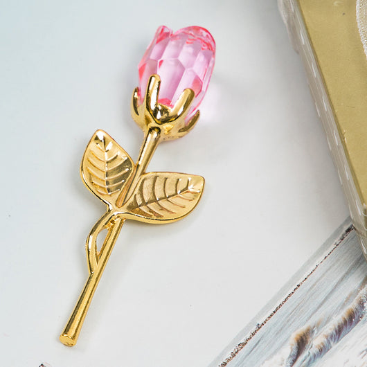 Rosa Dorada de Cristal - Regalo Romántico para San Valentín - Image 11
