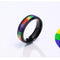 Pride Negro Titanium Steel Six-color Ring Photo Color 6